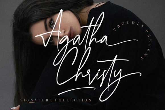 Agatha Christy: A Script Handwritten Font for Timeless Branding