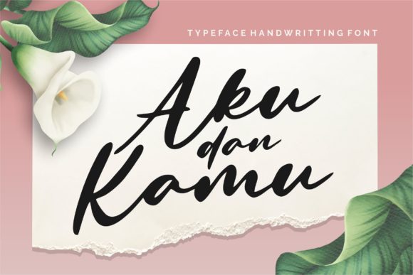 Aku Dan Kamu: The Perfect Script Handwritten Font for Crafters and Product Creators