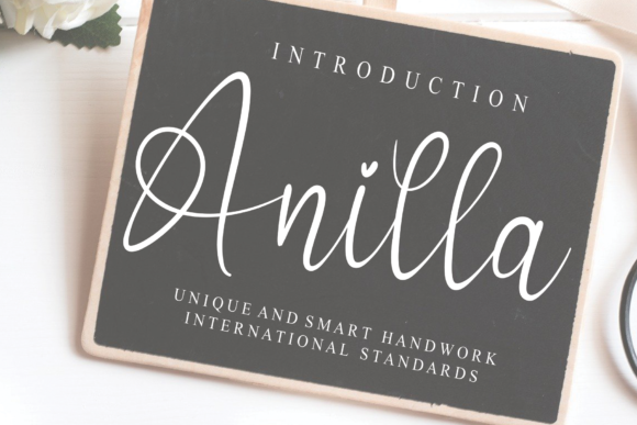 Anilla: A Delicate Script Font for Editorial Elegance