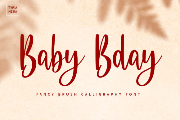 Baby Bday: A Script Handwritten Font for Elegant Branding
