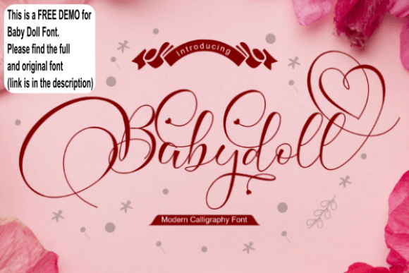 Babydoll: A Handwritten Font for Elegant Branding and Digital Creativity