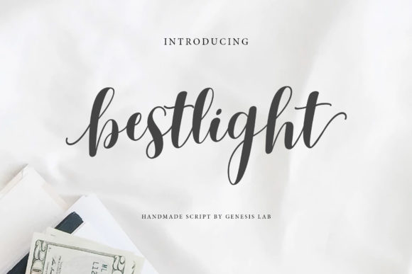 Bestlight: A Script Handwritten Font for Modern Web Design