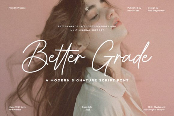 Better Grade: A Timeless Script Font for Handmade Creators