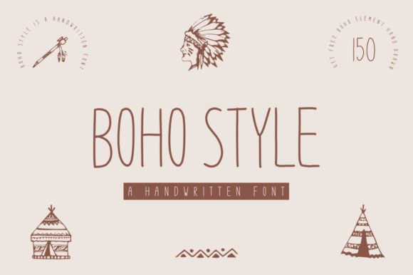Boho Style: A Font That Elevates Your Brand with Elegance and Character