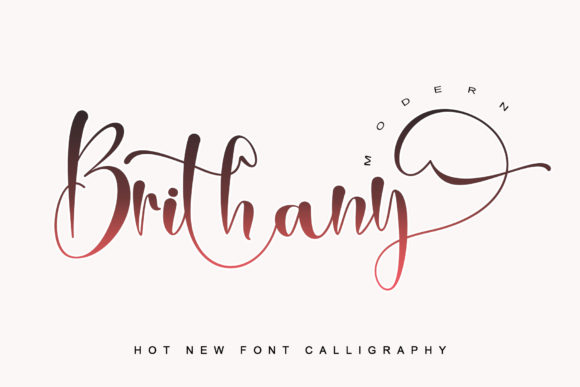 Brithany: A Script Handwritten Font for Elegant Design