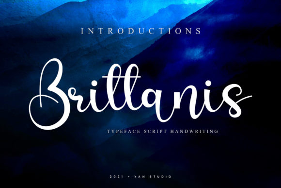 Brittanis: A Handwritten Font for Editorial Elegance