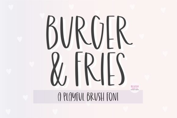 Burger and Fries: A Versatile Script Handwritten Font for Creative Projects