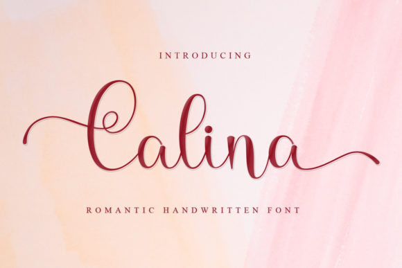 Calina: A Script Handwritten Font for Creative Campaigns