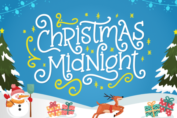 Christmas Midnight: A Script Handwritten Font for Digital Branding and Web Design