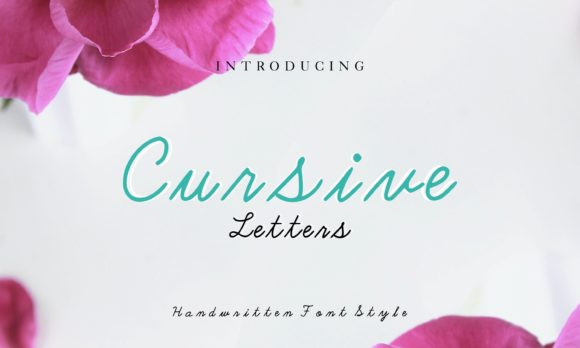 Cursive Letters: A Script Handwritten Font for Professional Branding