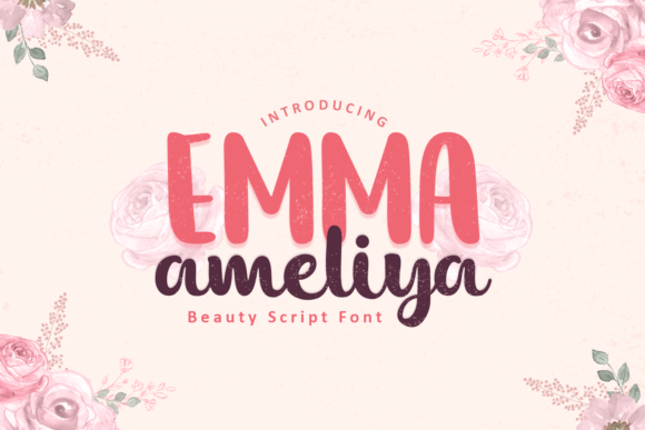 Emma Ameliya: A Script Handwritten Font for Creative Campaigns