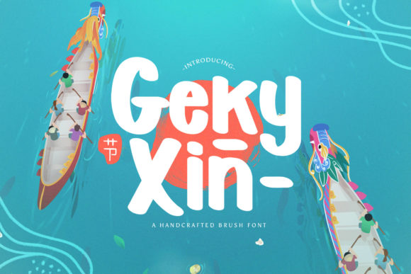 Geky Xin: The Bold Handwritten Font for Eye-Catching Digital Campaigns
