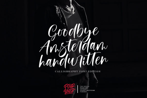 Goodbye Amsterdam: A Script Handwritten Font for Creative Crafters