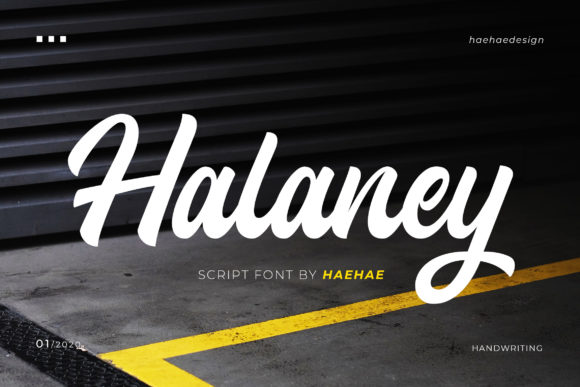 Halaney: A Versatile Script Handwritten Font for Designers