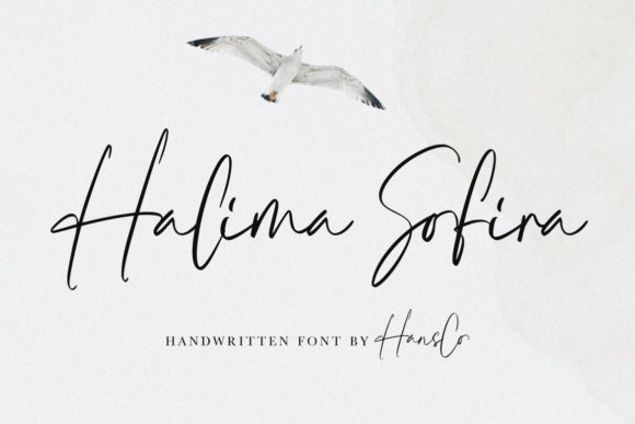 Halima Sofira: A Refined Script Font for Editorial Design and Branding