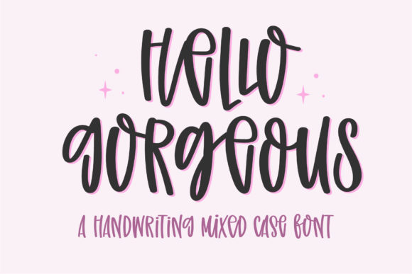 Hello Gorgeous: A Versatile Script Handwritten Font for Creative Branding