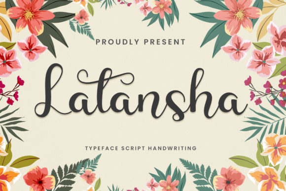 Latansha: A Romantic Script Font for Handmade Creators