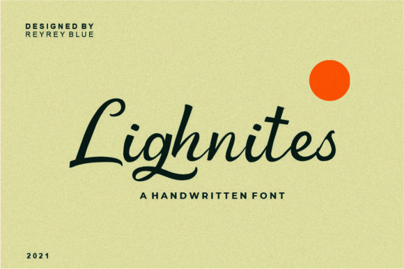 Lighnites: A Delicate Script Font for Creative Projects