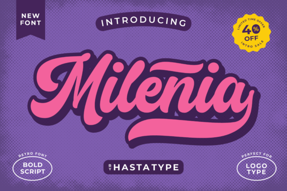 Milenia: A Bold Script Font for Timeless Branding