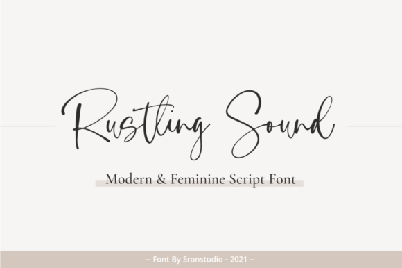 Rustling Sound: A Timeless Script Handwritten Font
