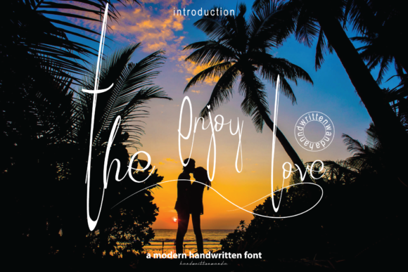 The Enjoy Love: A Sweet Script Font for Warm Branding