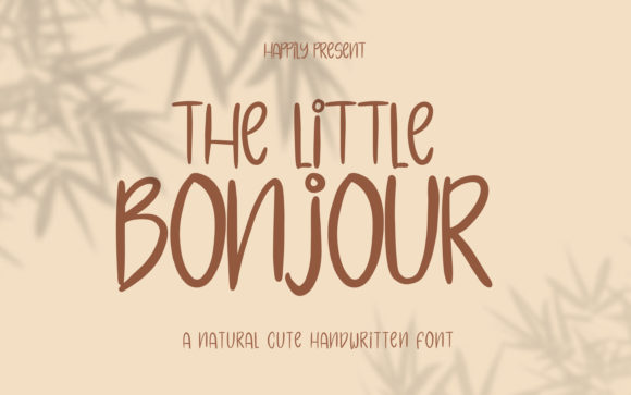 The Little Bonjour Font: A Quirky Script for Creative Projects