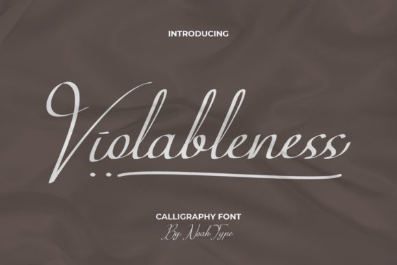 Violableness: A Sophisticated Script Handwritten Font