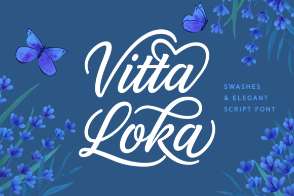 Vitta Loka: A Playful Script Font for Web Design and Branding